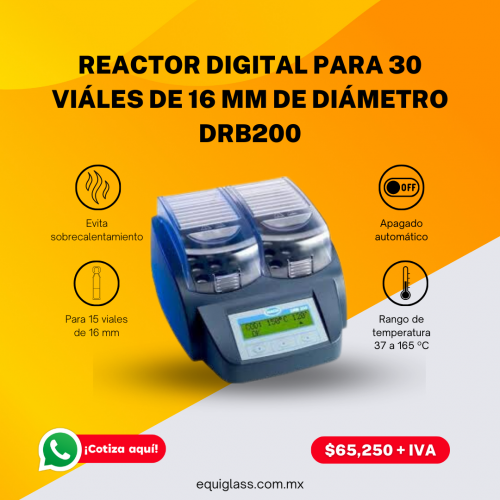 Reactor digital para 30 viles de 16 mm de dimetro
