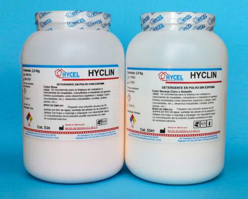 Detergente HYCLIN sin espuma 2.5 Kg.